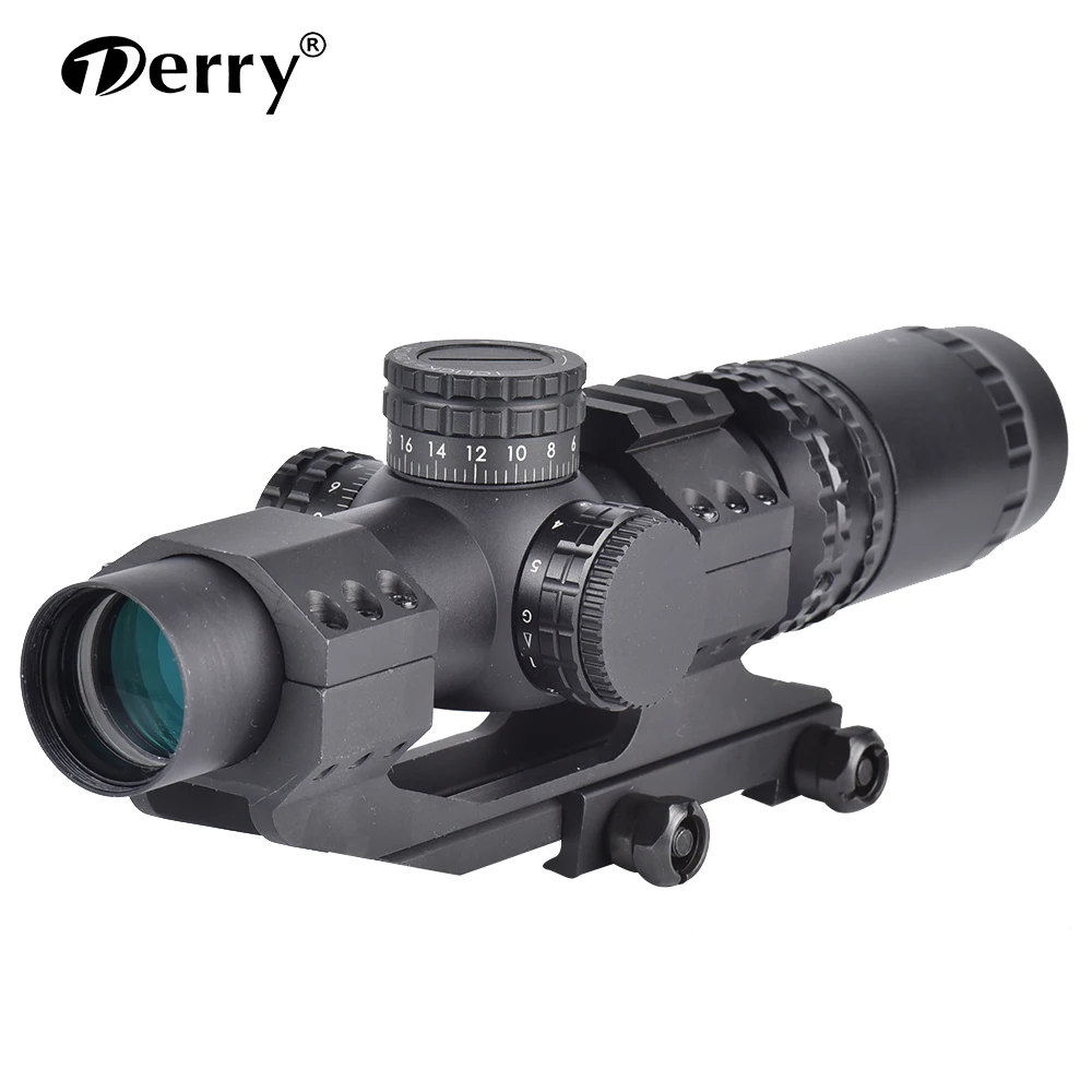 

Derry best quality 1-4x24 sfp tactical scope for hunting shooting