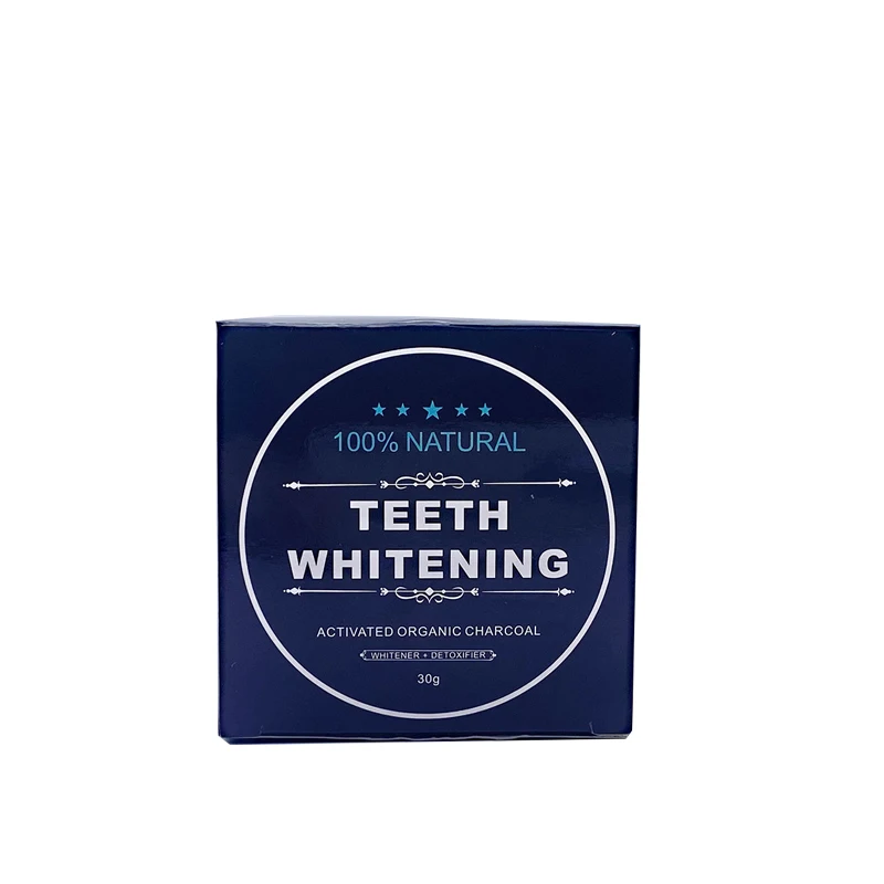 

pure natural custom oral care Teeth whitening powder activated carbon whitening powder, Black