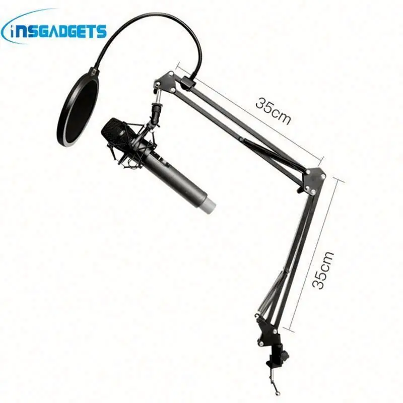 

Microphone stand flexible HOPyv white microphone stand