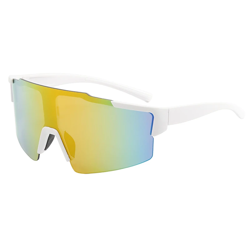 

Unisex Sports Sunglasses With Full-frame Mirror Lenses Can Be Used For Various Outdoor Activities Such As Golf Driving., Multicolor