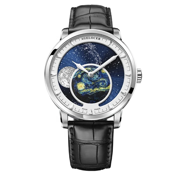 

Men's Automatic Mechanical Movement Moon Phase Watches Luxury Moonphase Watch