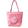 Monogrammed Rose Red Quilted Little Ballerina Dance Bag