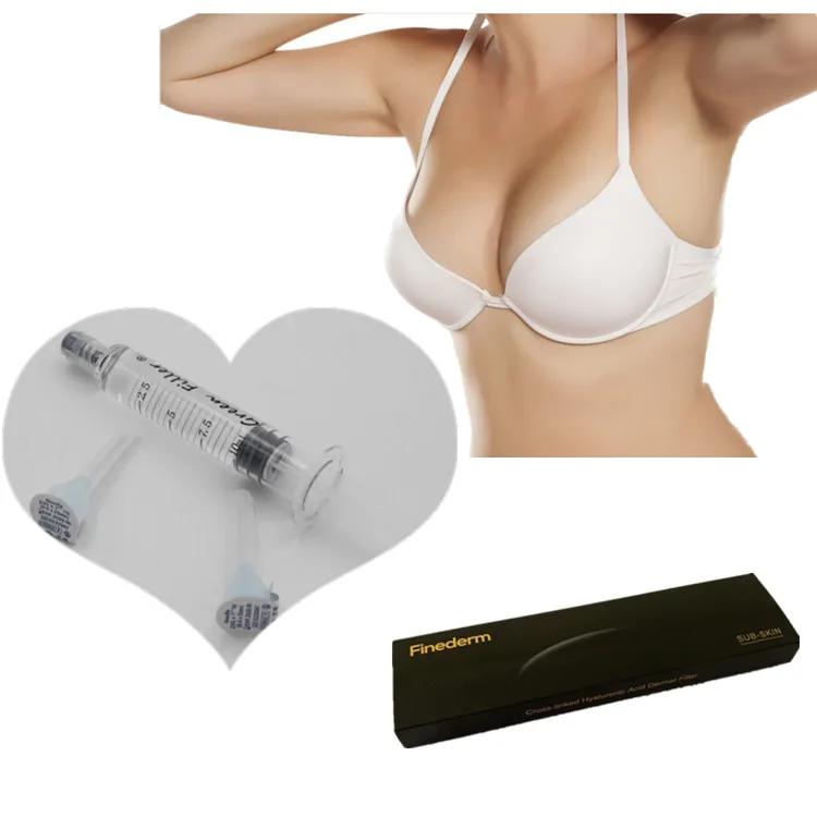 

Buy Finederm brand injectable hyaluronic acid dermal filler for breast 10ml, Transparent