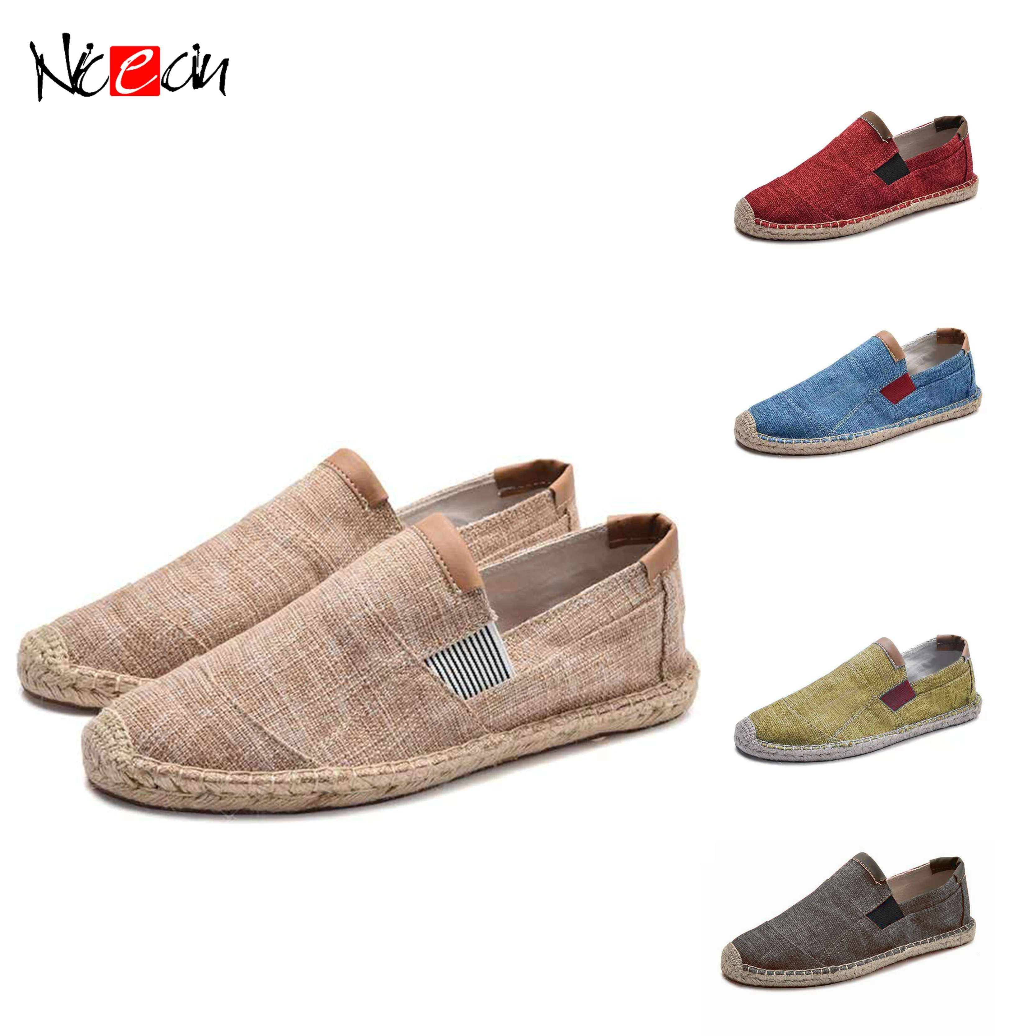 

Wholesale men's shoes flat shoes handmade canvas high quality factory nan esapdrilles, Any color can accept