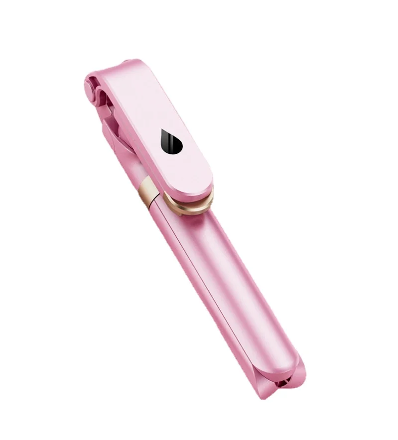 

Dropshipping Portable Aluminum Alloy Selfie Stick Mobile Phone Tripod with Wireless Remote desk selfie stick tripod