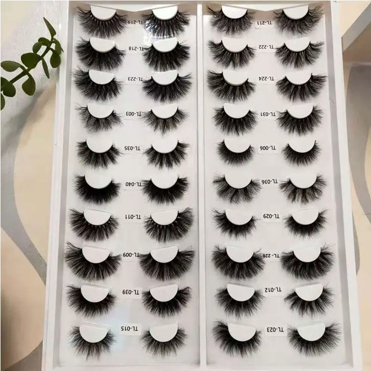 

Best Seller 3D Mink Eyelashes Wholesale Vendor Private Label Mink Eyelashes With Custom Package, Natural black or colorful