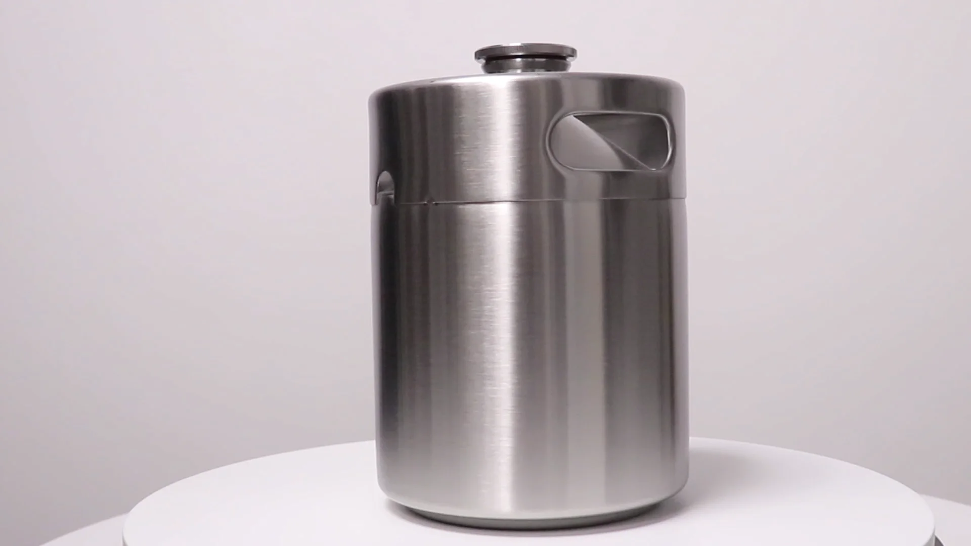 Draft Beer Homebrew Keg 2l Stainless Steel Keg Growler With Rim Handle