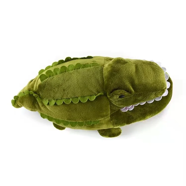 

Winter cute toy slippers warm crocodile-shaped cotton towing for children