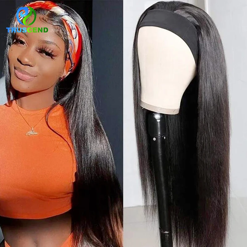 

VP Wholesale Cuticle Aligned Virgin Human Hair Headband Wig No Lace Head band Wigs Headband Wigs Human Hair For Black Women