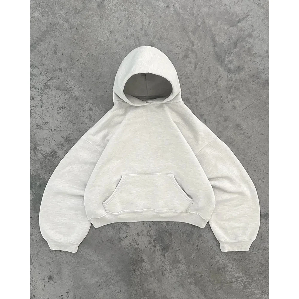 Baggy Heavyweight Fleece Hoodies Cotton Blank Hoodie Men Sweatshirt Custom Oversized Fleece Pullover Hoodie Manufacturer