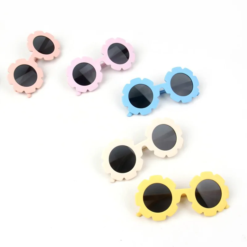 

Kids Sunglasses Girls Children Glasses Boys UV400 Lens Baby Sun glasses Cute Sunflower Glasses