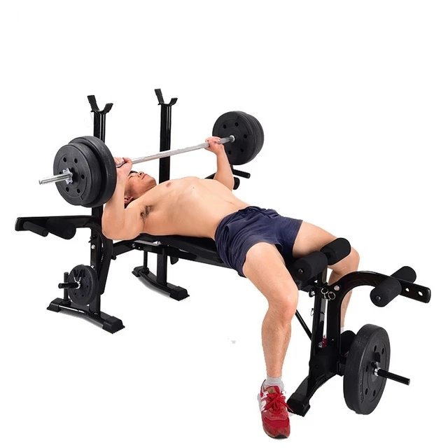 

Weight-lifting Adjustable Bench Press Rack Weight for Full Workout- Multi-Purpose Sit-ups Foldable incline/decline Bench