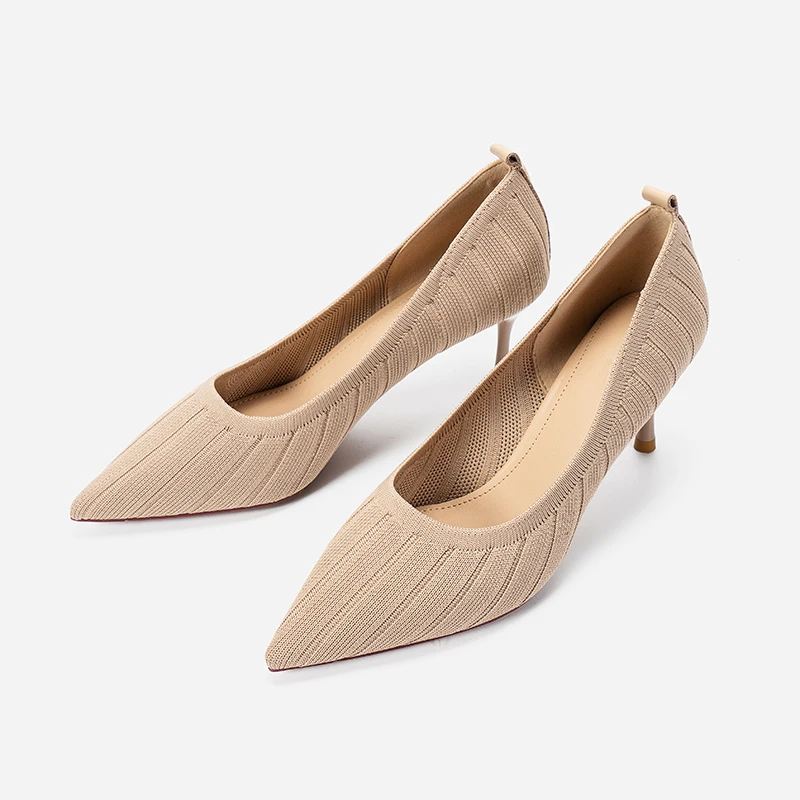 

New Designer Mesh Sandals Chaussur Talon Haut Femm Dress Shoes 7cm Ladies Sexy Fashion Pumps Women's High Heels Shoes