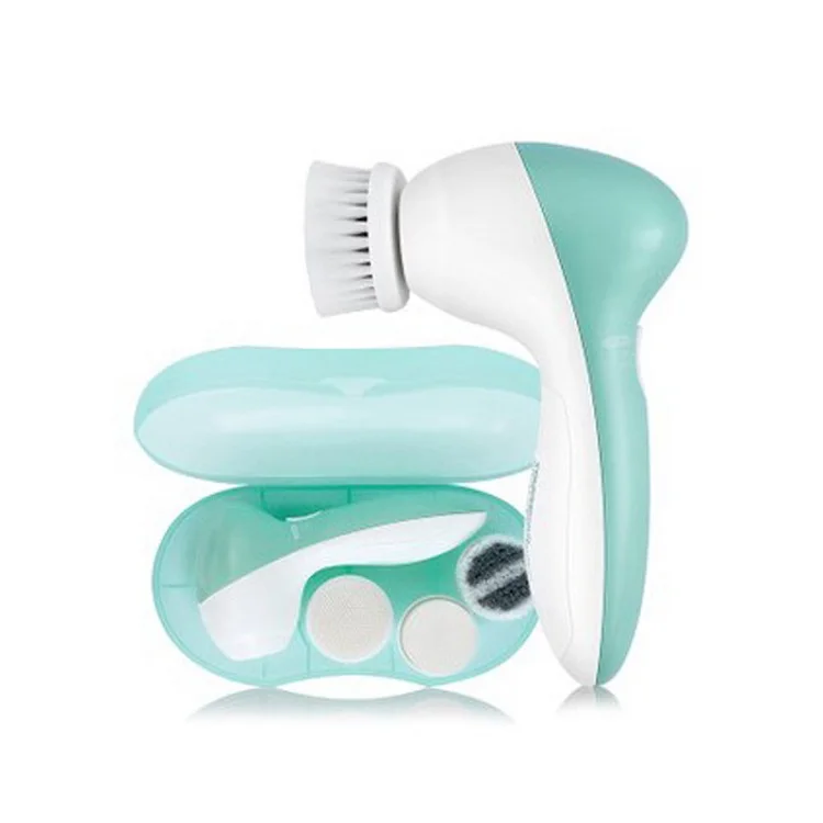 

Electric Cleaning Brush Facial Cleansing Soft Brush Multifunction Beauty Personal Care Face Massager, Pink