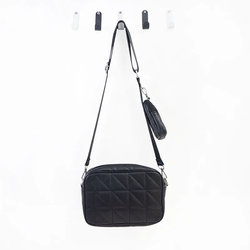 

2022 UHP pu leathers hot sale women crossbody bag girls summer camera/video shoulder sling bags with key pouch on straps, Black,green , white