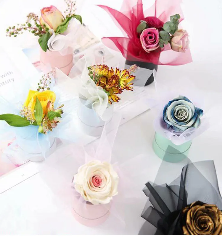 Round Holding Valentine Flower Box Flower Gift Box Luxury Buy Flower