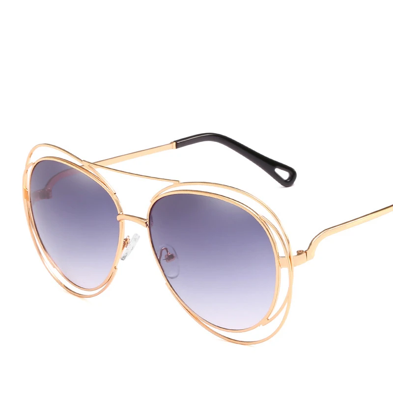 

Popular round metal frame Toad Ocean lens metal fashion glasses 2021 sunglasses