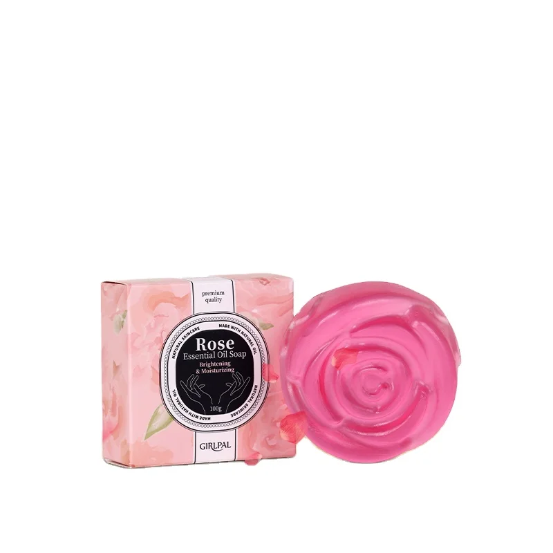 

GirlPal handmad rose shaped forminmg face soap cleansing