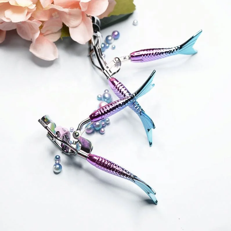 

High Quality Beautiful Mermaid Eyelash Curler With Comb, Mermaid/mermaid with comb