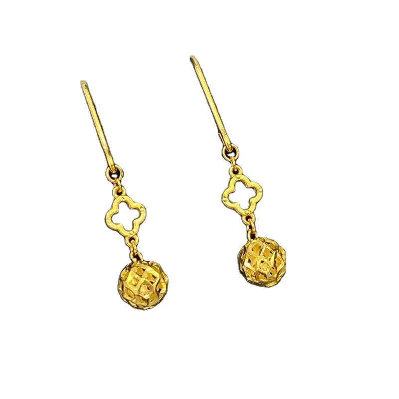 

Certified Princess Diamond Gold Female 5G Gold Ear Hook Earrings Gold Earrings Spot Price Per Gram