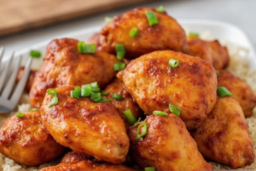 Chicken marinating with ancho chili spices