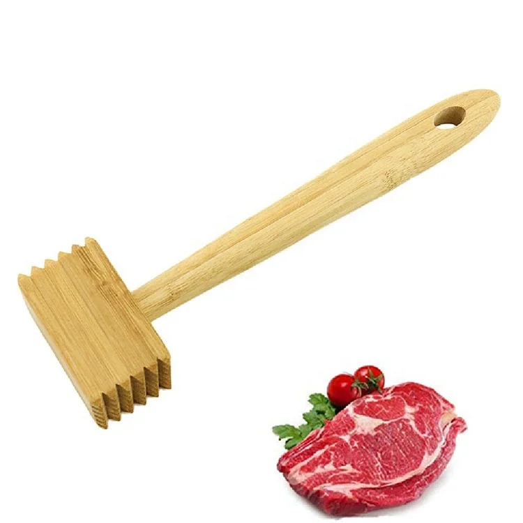 bamboo meat tenderizer, for tenderizing steak beef chicken pork
