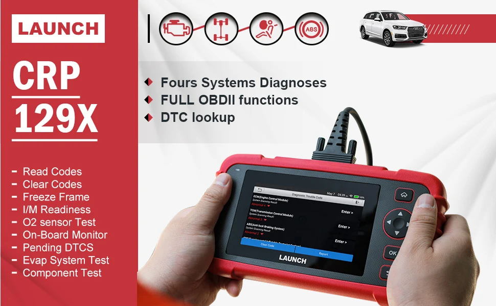 New Auto Code Reader Car Diagnostic Tools Launch Creader 129x 129e