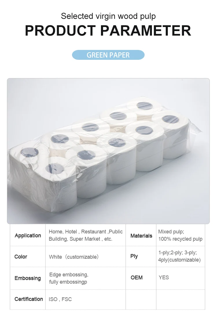 Customized Tissue Roll Tissue Paper Roll Manufacturers Tissue Paper