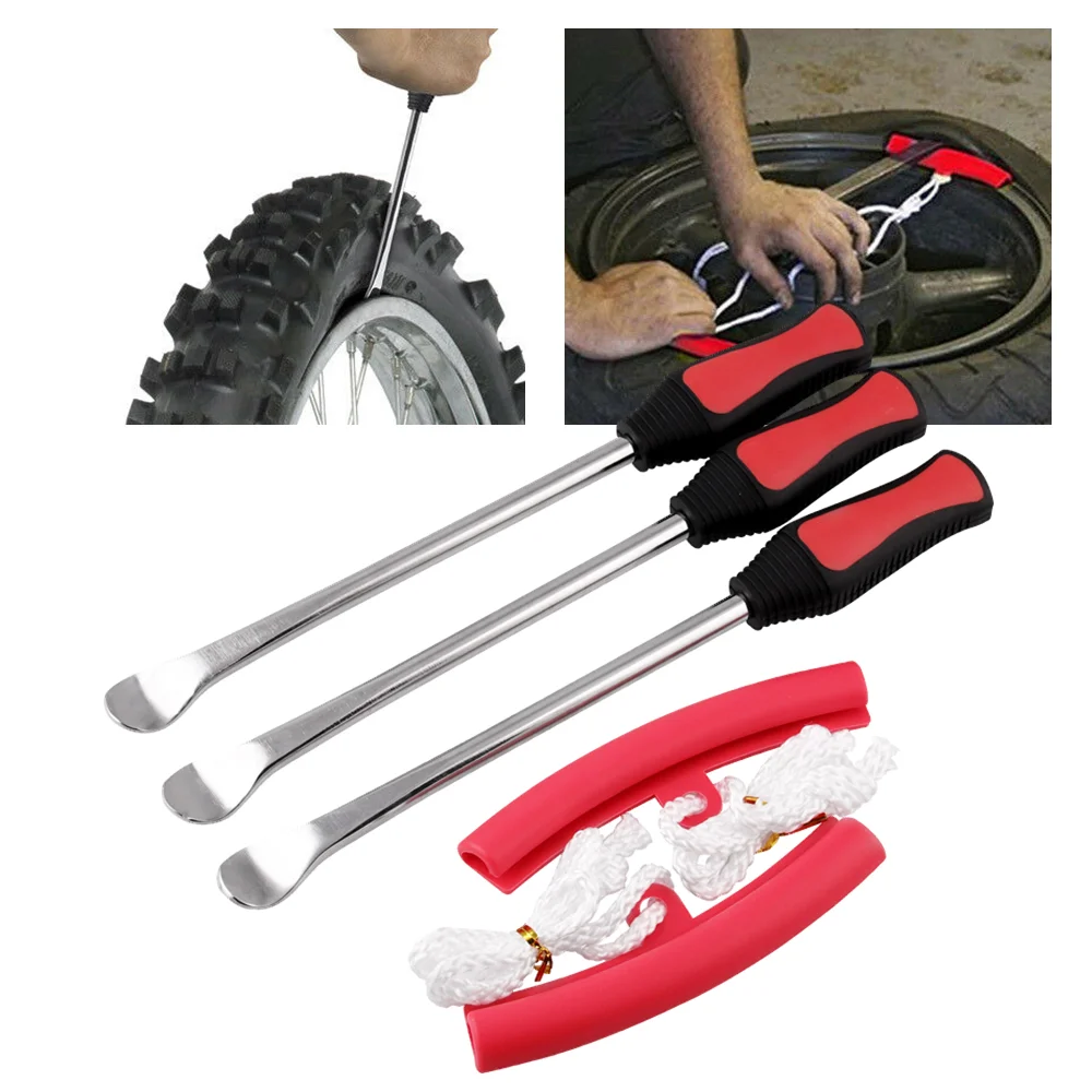 Superbsail 5 In 1 Tire Changing Set Tire Levers Spoon Set Spoon Lever Tools Motorcycle Bicycle Tire Irons Tool Kit Bike Tools supplier