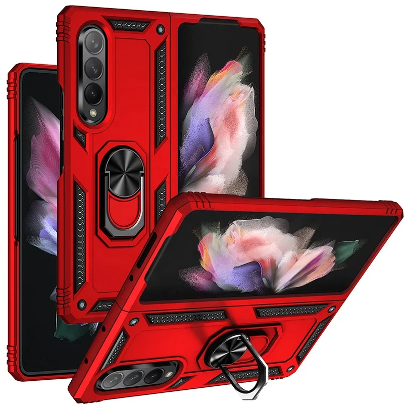 

Z Fold 3 Case for Samsung Galaxy Hybrid Kickstand Back Cover Shockproof TPU PC Case for Samsung Z Fold 3 Mobile Phone Covers, Multi colors