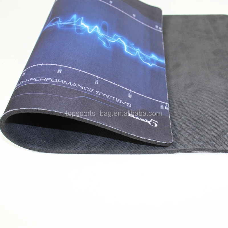 

Large size 13.5*24 inch blank sublimation full printing neoprene playmat for card games and workstations