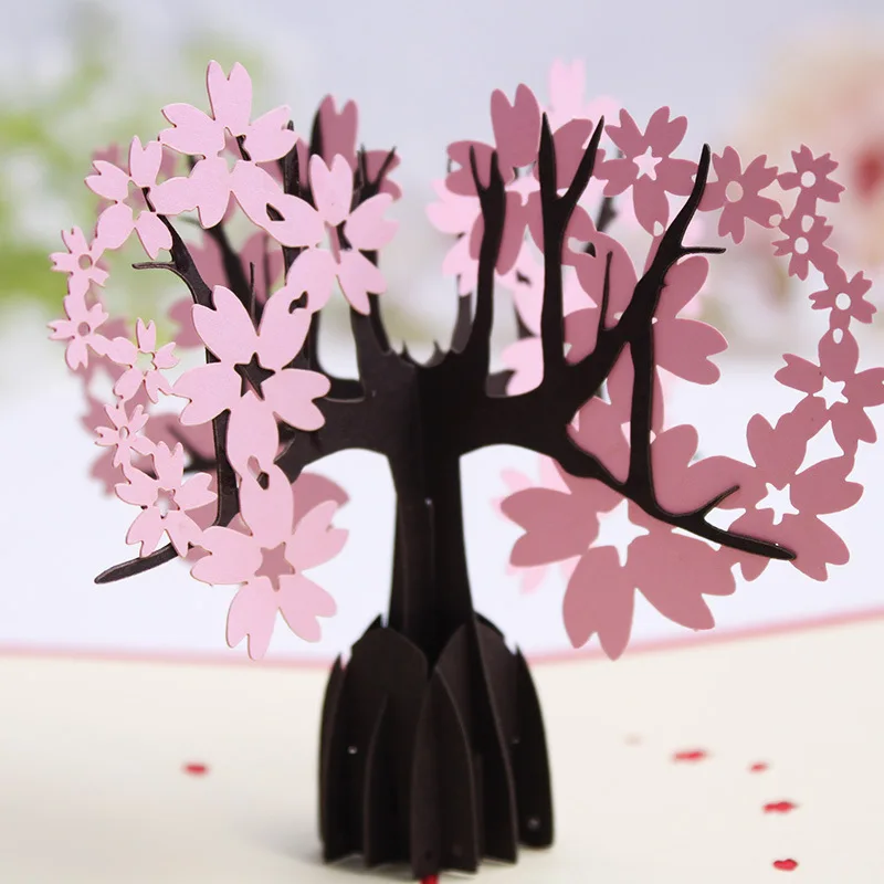 handmade festival 3d pop up greeting card