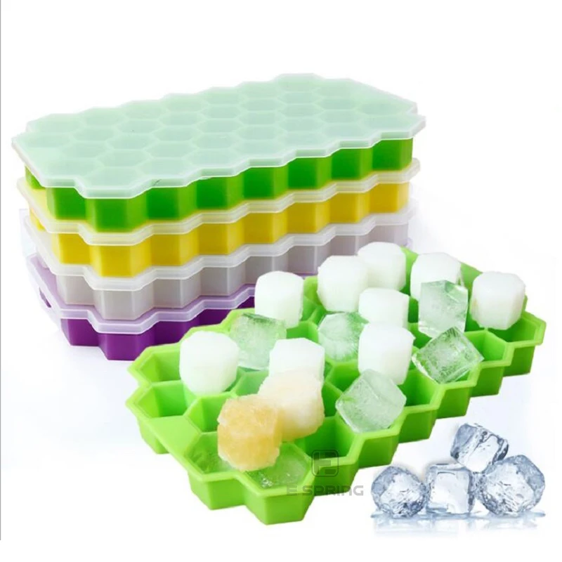 Wholesale Honeycomb Ice Cube Trays Silicone with Lids