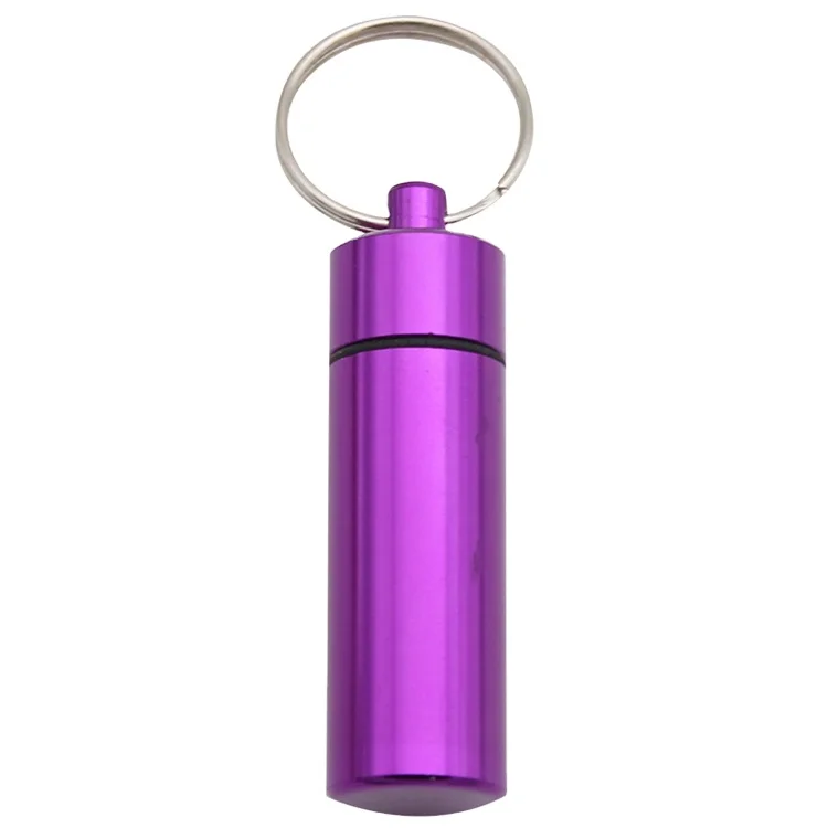 

Tapaco jar Aluminum medicine bottle portable keychain waterproof sealed aluminum bottle emergency pill Pillbox