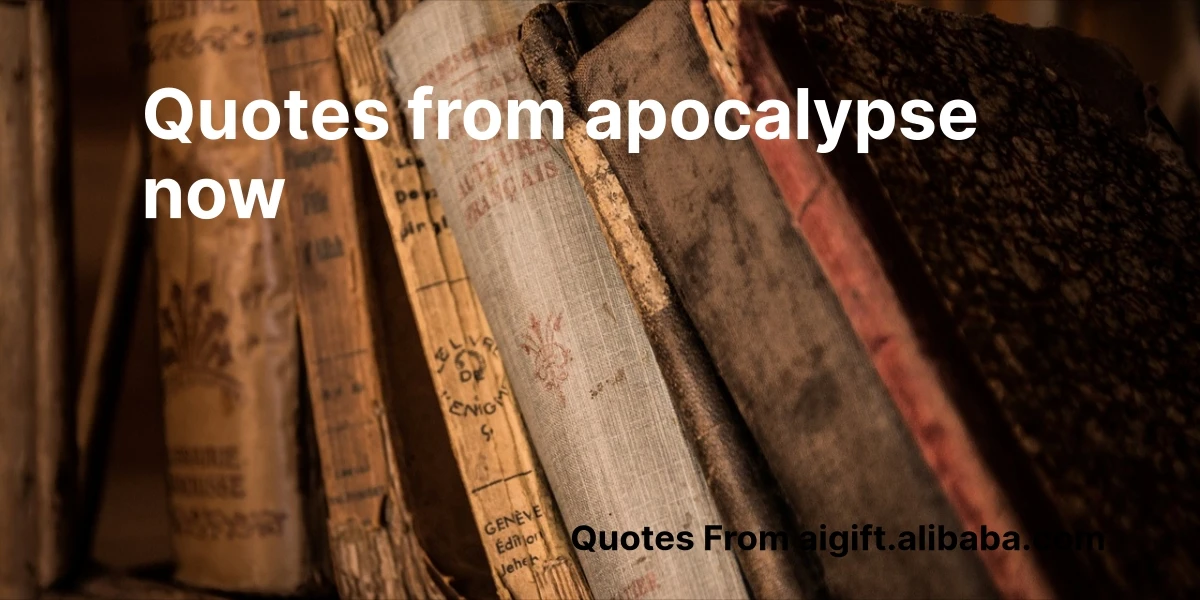 quotes from apocalypse now