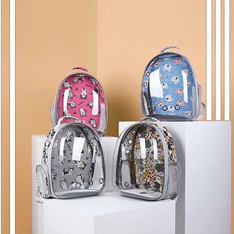 

2021 New Space Capsule Cat Backpack Transparent Portable Large Cat Crate
