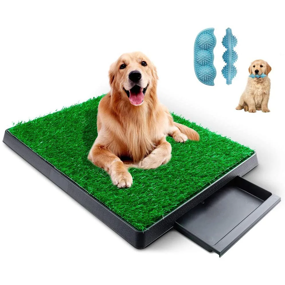 

Training Pads Pee Supplies Mat Indoor Smart Cat Seat Dog Grass Green Urine Artificial Turf Pet Toilet Tray