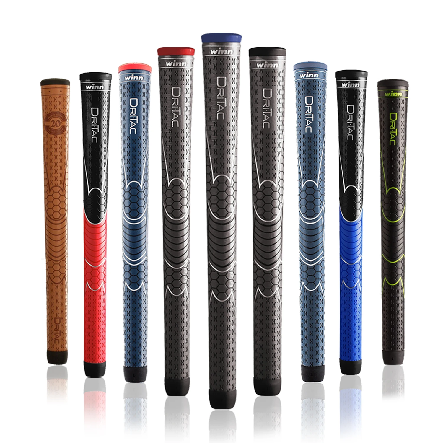 

Golf Grip for Woods and Irons PU Leather Men's Midsize Golf Grips, Five colors