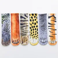 

Novelty fashion long paw socks Paw Print 3D Socks Animal Paws Crew Socks for adult Kids