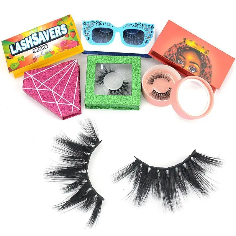 

Wholesale vendor Individual Thick 25 Mm Faux Mink Eye Lash, Natural black