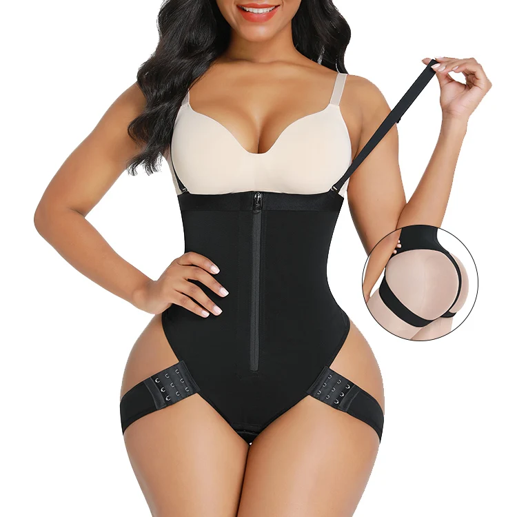 

Hexin 2022 New Women Hip Enhancer Shaperwear Hooks And Zipper High Waist Tummy Trimmer Shapewear Panties, As show