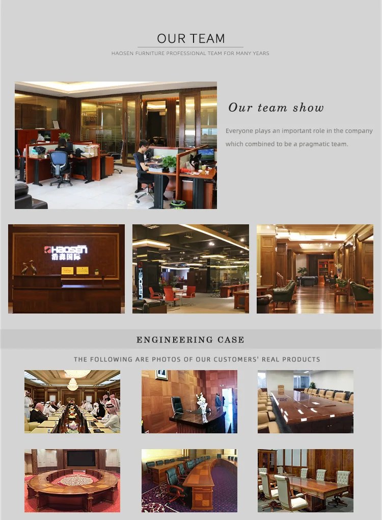 Solemnity Big Office Desk Government Boss Large Writing Desk Glossy