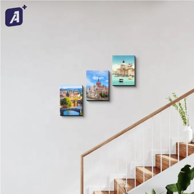 

6x8'' MDF Self Adhesive Photo Frame Frameless Mixtile Picture Wall Frames