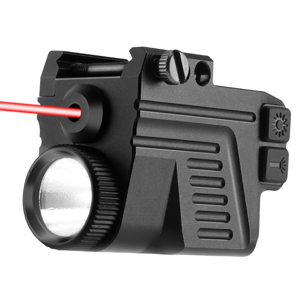 

Mini Red Laser Sight Combo Tactical Red Dot Laser Torch Flashlight Scope for Gun Rifle Pistol Shot Hunting Black