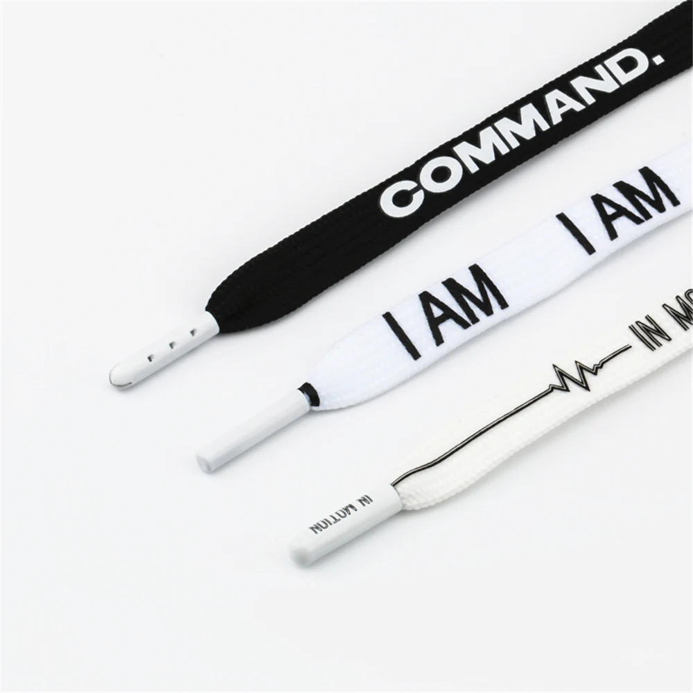 

YLDS Best Selling 140cm Polyester Shoelaces Custom Printed Logo Flat Drawstring For Hoodies Jeans, Any color