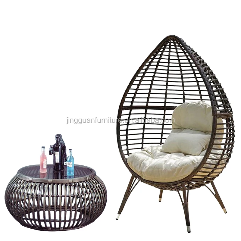 Factory Wholesale Fashion Design Outdoor Furniture Rattan Egg Chair