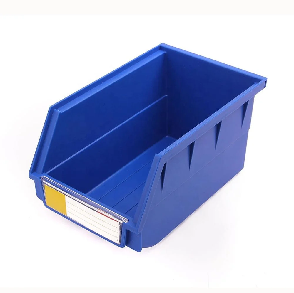 

DY-S013 wall-mounted plastic warehouse storage box shelving bins for spare parts, Red, yellow, blue