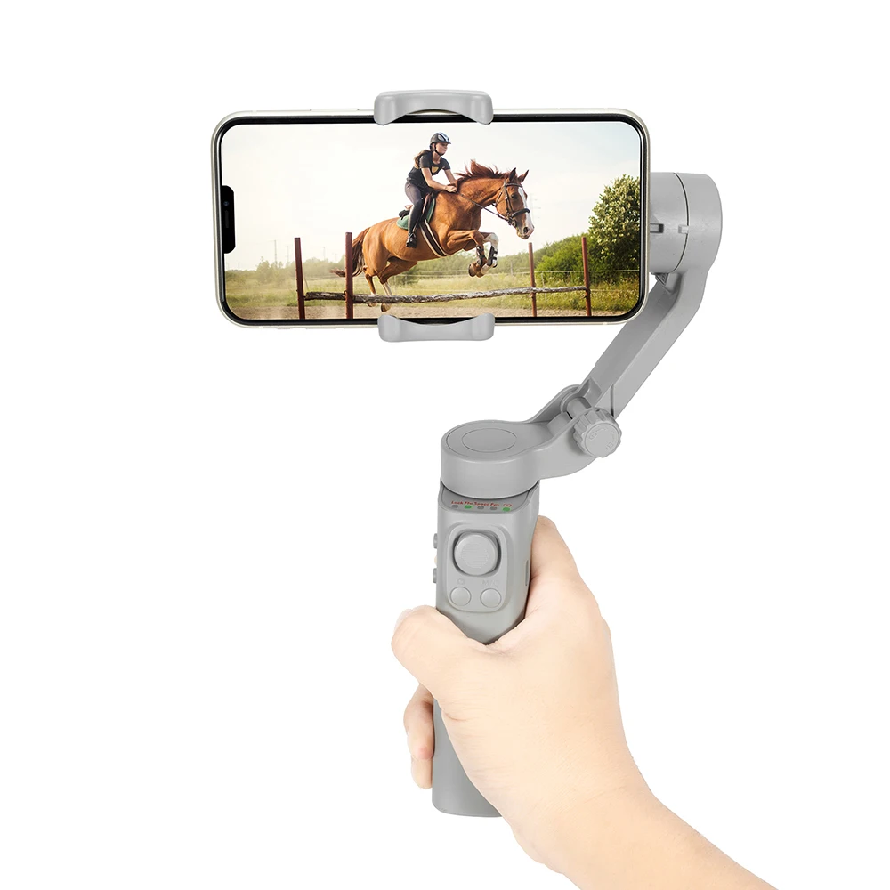 

F5 3 Axis portable Smartphone stabilizer smart shooting Selfie stick tripod Gimbal stabilizer for mobile phone action video