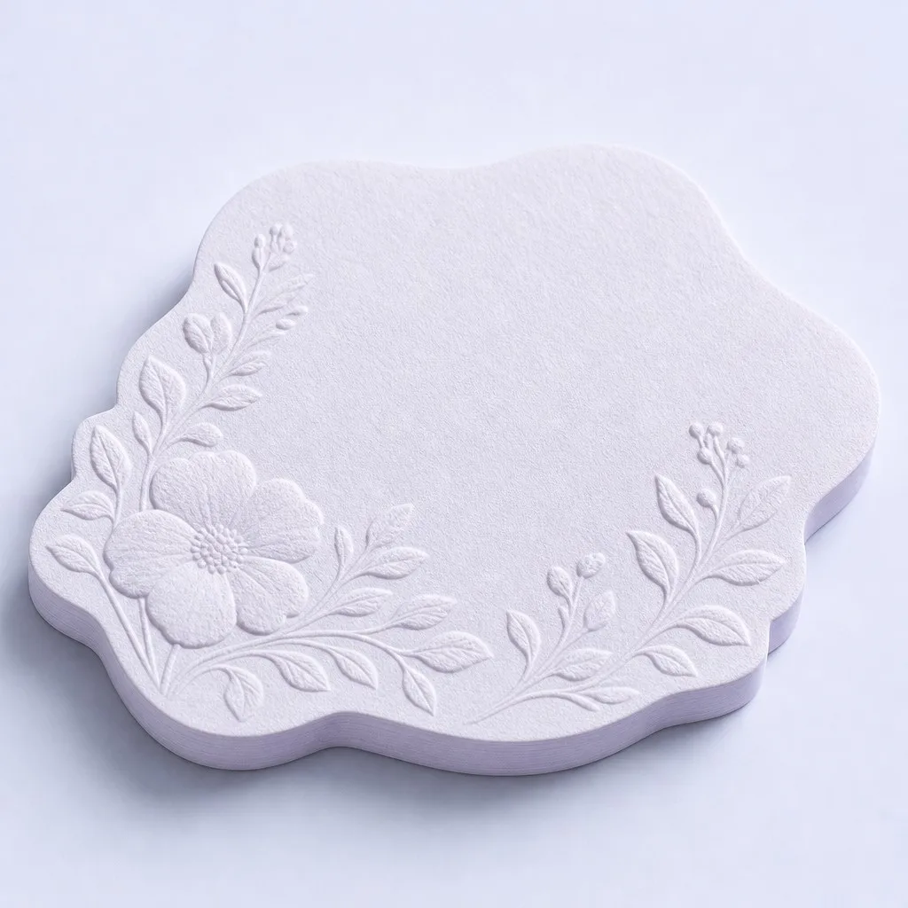 Tactile Blind Embossed Floral Relief Pattern