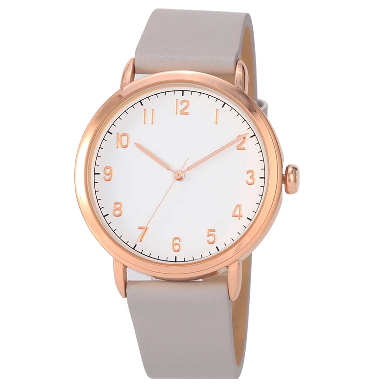 

K3024-17 Rose gold lady watch customised Olive strap watch fashion watch dial